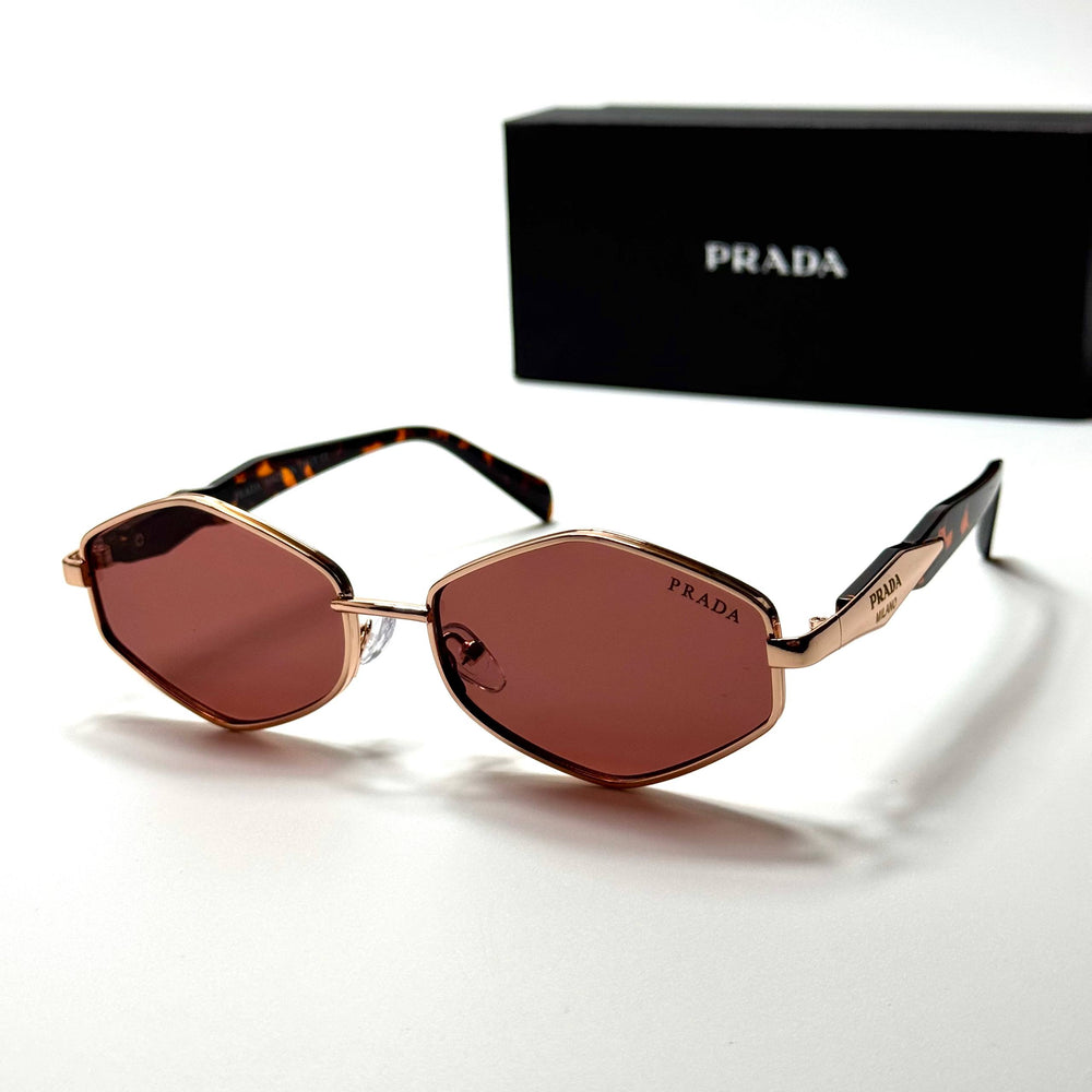 Prada Geometric PR4186 – Rose Gold Pink