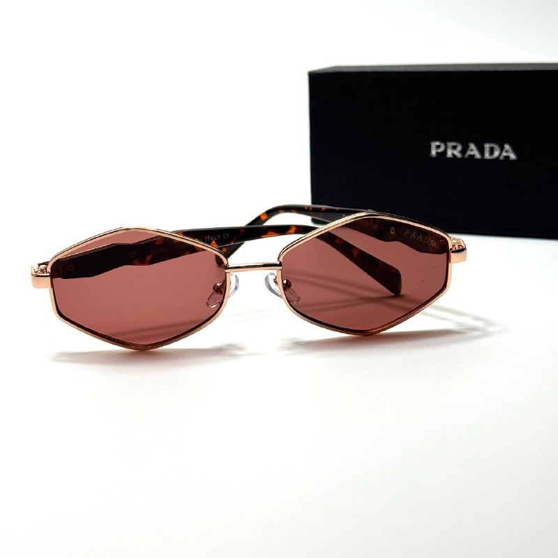 Prada Geometric PR4186 – Rose Gold Pink