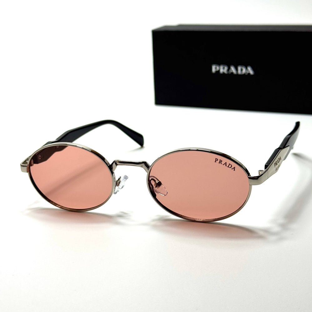 Prada Oval PR4192 – Silver Pink