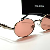 Prada Oval PR4192 – Silver Pink
