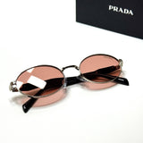 Prada Oval PR4192 – Silver Pink