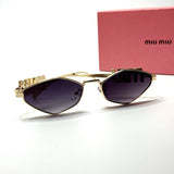 Miu Miu Geometric SMU66Z – Gold Purple Gradient