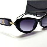 Celine Oval CL4195 – Black Purple Gradient