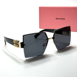 Miu Miu Square SMU67Z – Gold Black