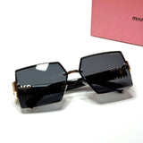 Miu Miu Square SMU67Z – Gold Black