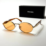 Prada Oval PR4193 – Gold Orange