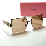 Miu Miu Square SMU67Z – Gold Champagne