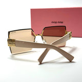 Miu Miu Square SMU67Z – Gold Champagne