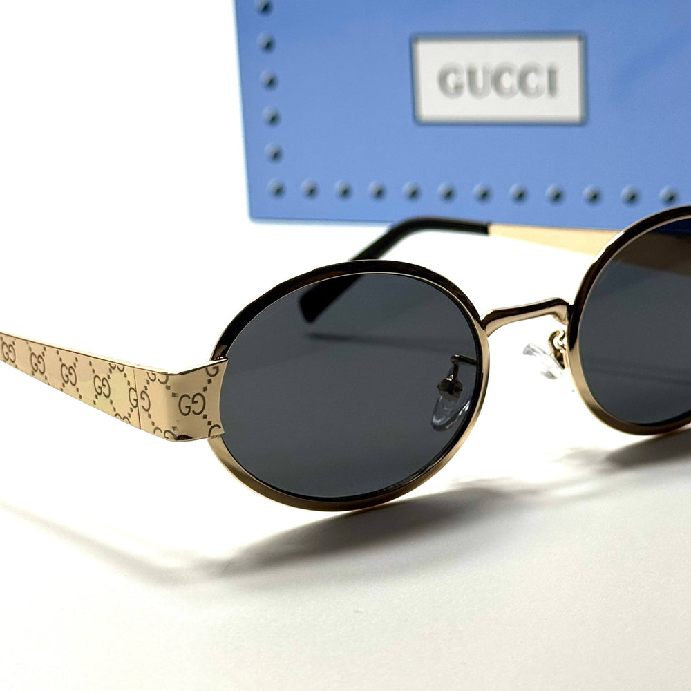 Gucci Round GG6389 – Gold Black