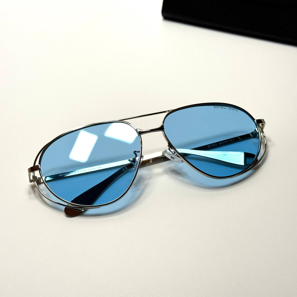 Bottega Veneta Aviator BV6389 – Silver Blue