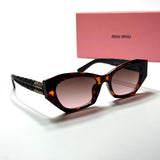 Miu Miu Cat Eye SMU72Z – Tortoise Brown