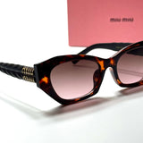 Miu Miu Cat Eye SMU72Z – Tortoise Brown