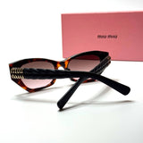 Miu Miu Cat Eye SMU72Z – Tortoise Brown