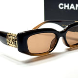 Chanel Rectangle CH6391 – Black Brown