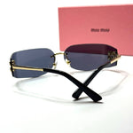Miu Miu Shield SMU69Z – Gold Black