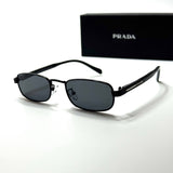 Prada Rectangle PRB718 – Black Grey