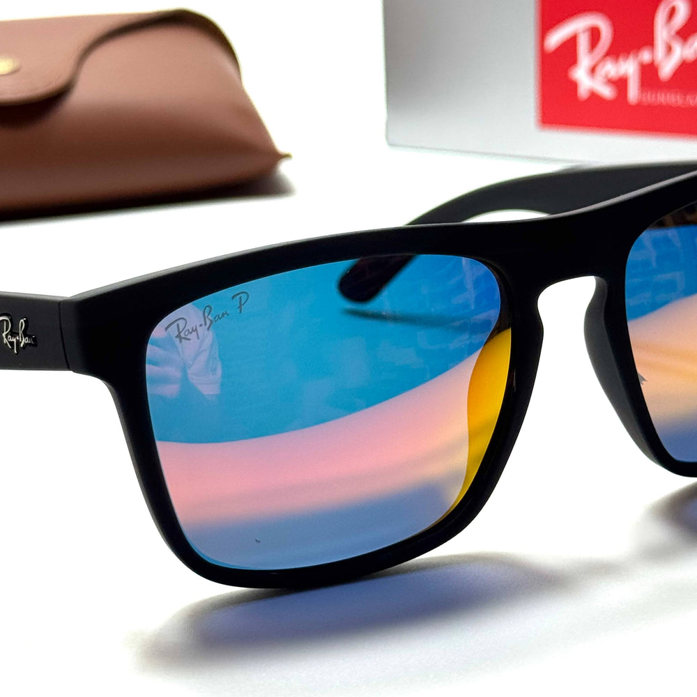 Ray-Ban Square RB4387 – Black Orange