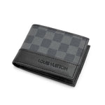 Louis Vuitton Canvas Wallet – Black Grey