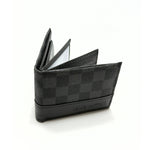 Louis Vuitton Canvas Wallet – Black Grey