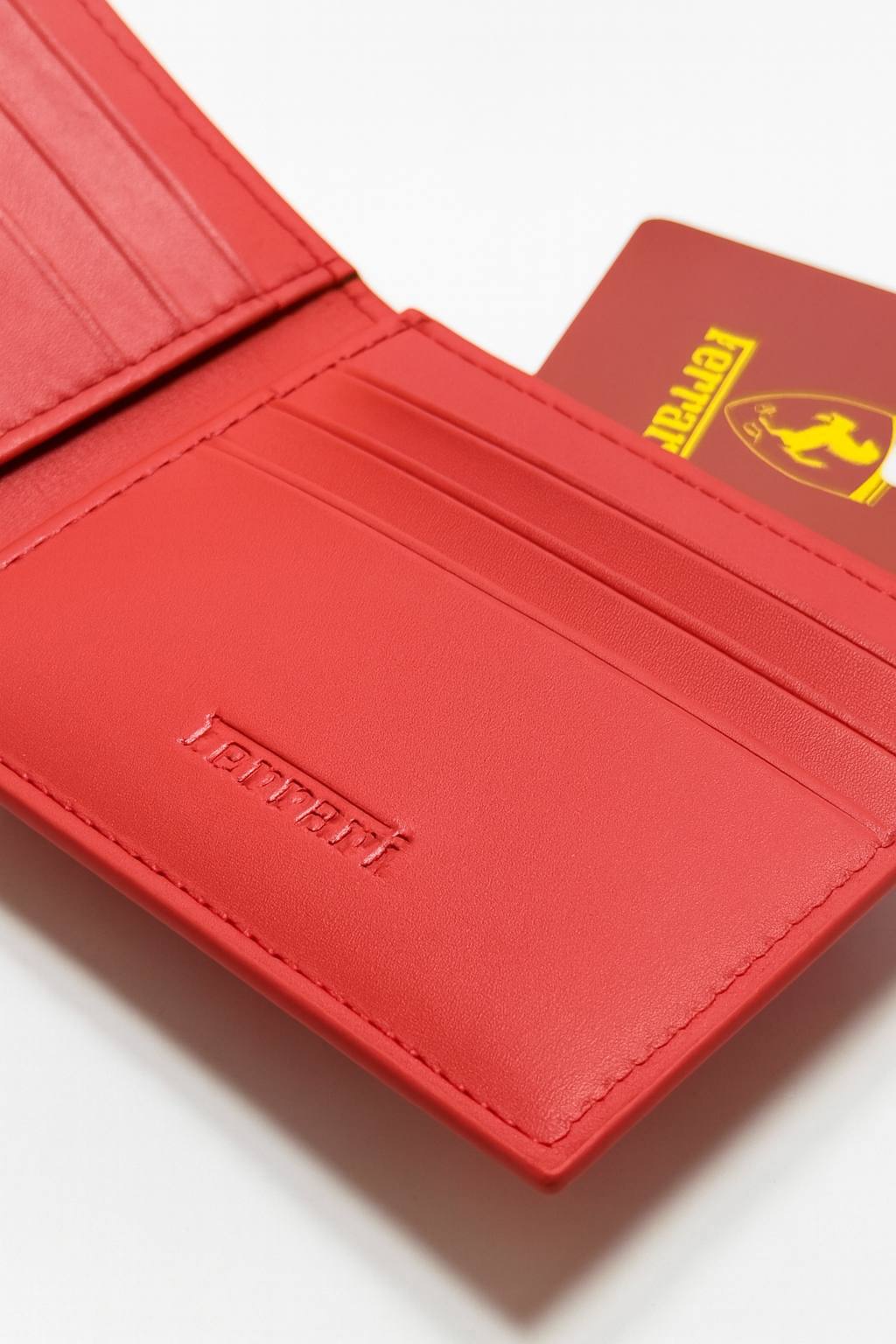 Ferrari Red Leather Wallet – Classic Edition