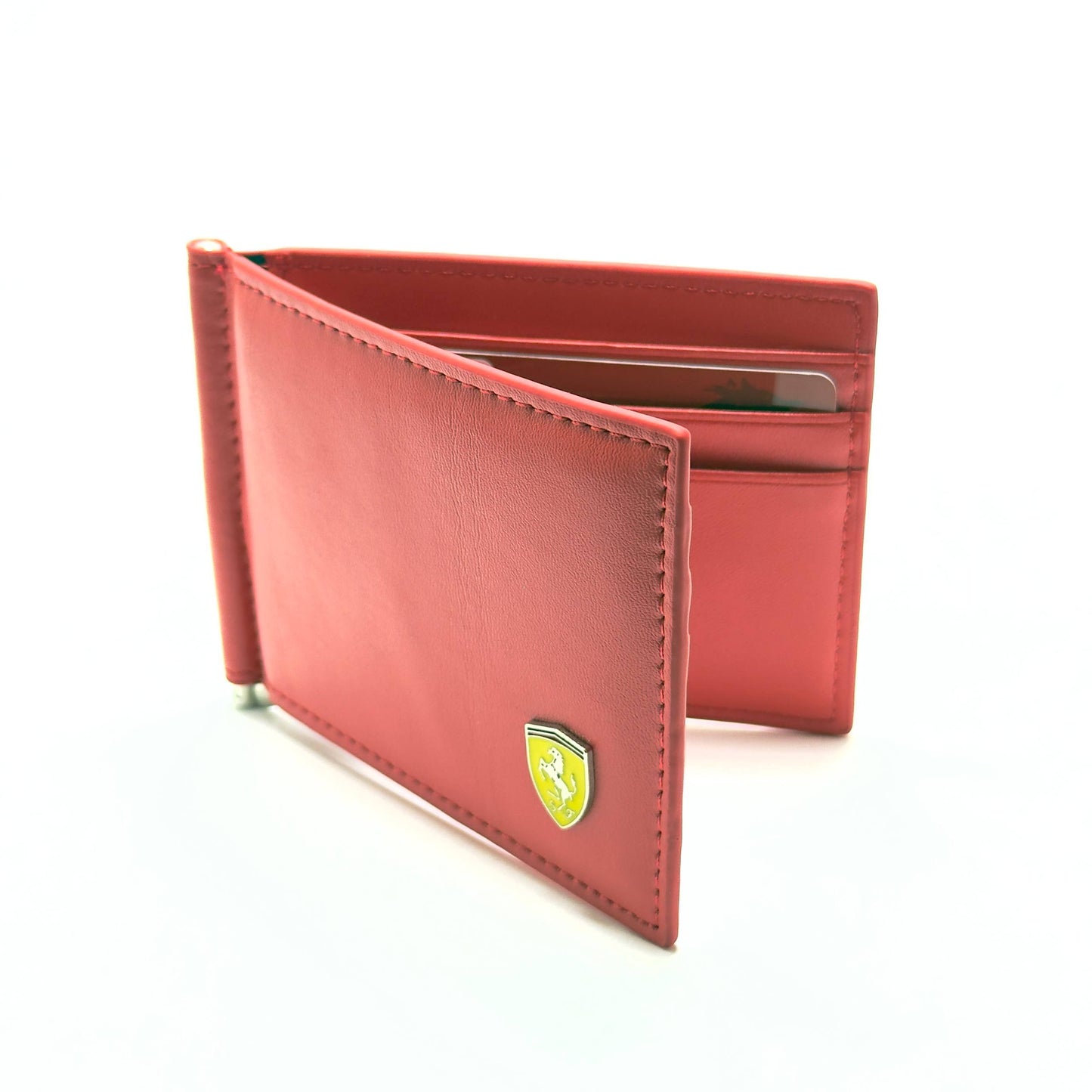 Ferrari Red Leather Wallet – Classic Edition