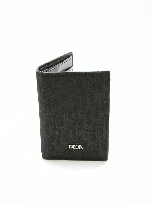 Dior Oblique Wallet – Black