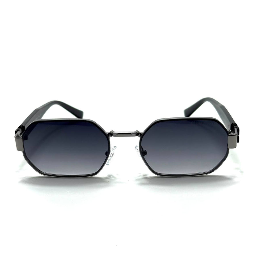Miu Miu Geometric – Gunmetal / Black
