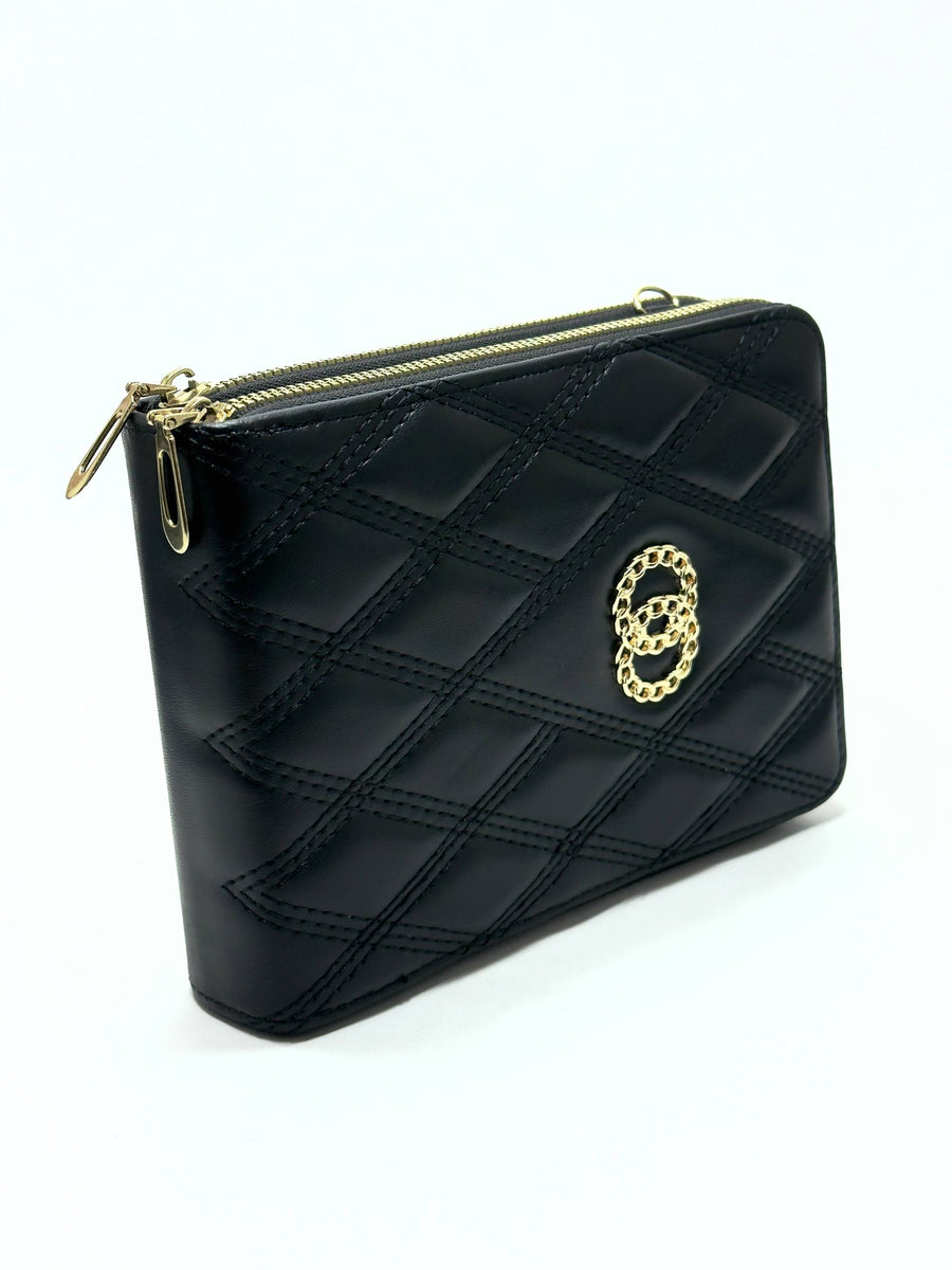 Monaco Quilted Wallet – Double Zip Edition