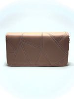 Double Zip Wallet - Beige