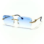 Cartier CT0425S Rimless – Gold Blue Gradient