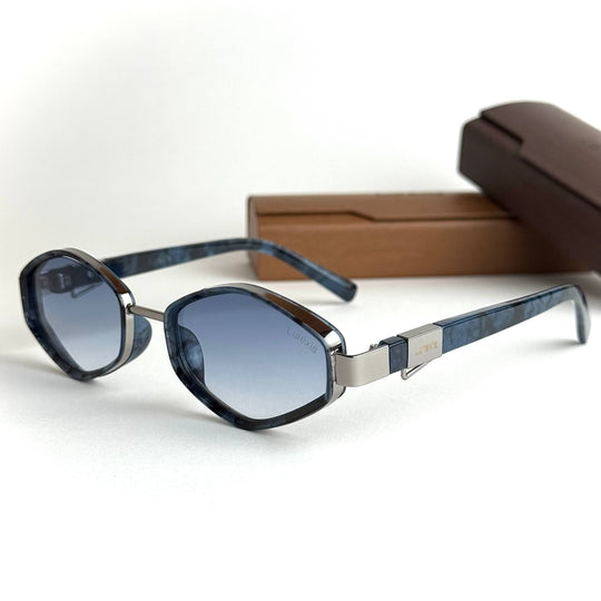 Lurexia Noir Edge – Silver Blue