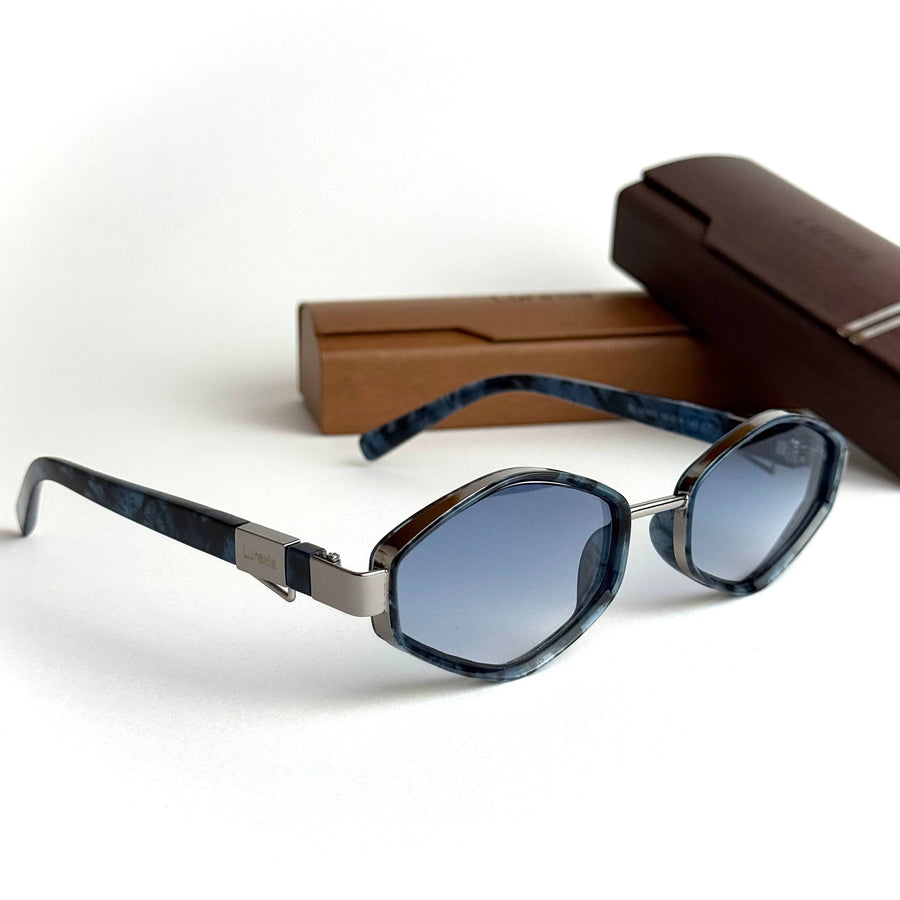 Lurexia Noir Edge – Silver Blue