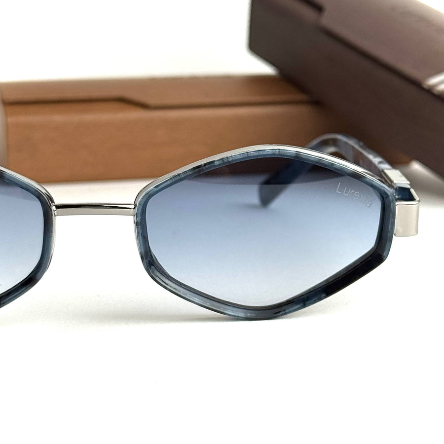 Lurexia Noir Edge – Silver Blue