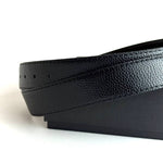 Montblanc Classic Belt – Black Gunmetal