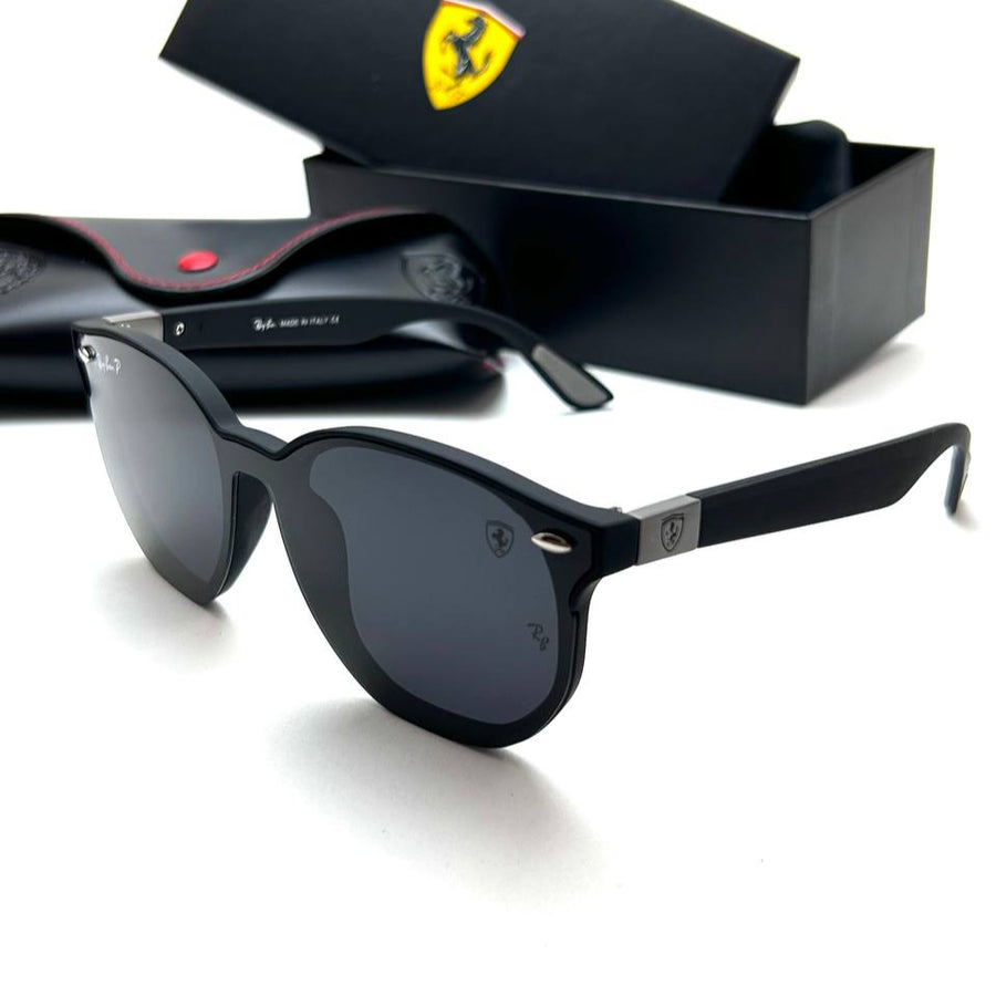 Ray-Ban Ferrari RB4310M – Matte Black Polarized