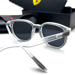 Ray-Ban Ferrari RB4310M – White Black Polarized