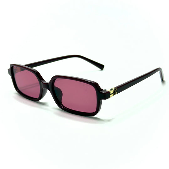 Miu Miu Rectangular Regard - Brown Pink