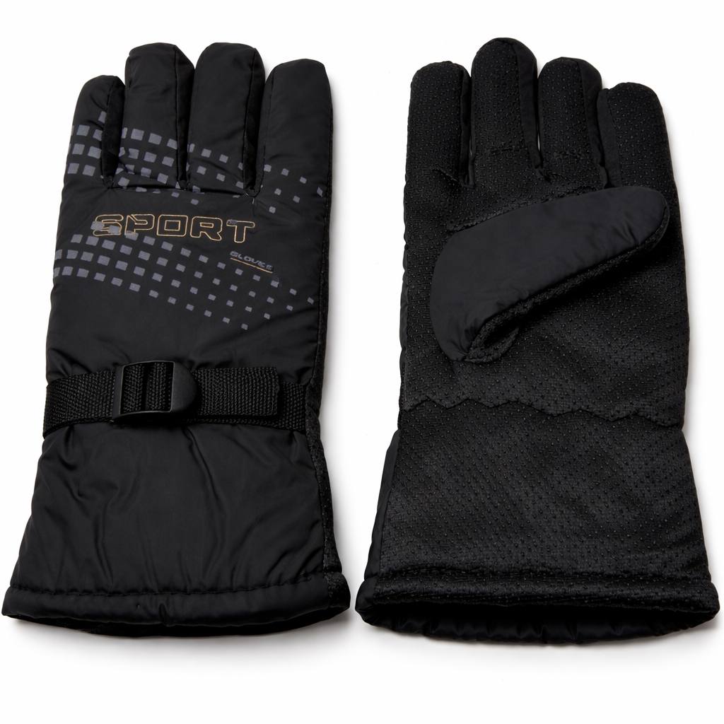 Sport Winter Gloves – All Black (Unisex)