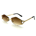 Cartier – Gold Frame / Brown Gradient