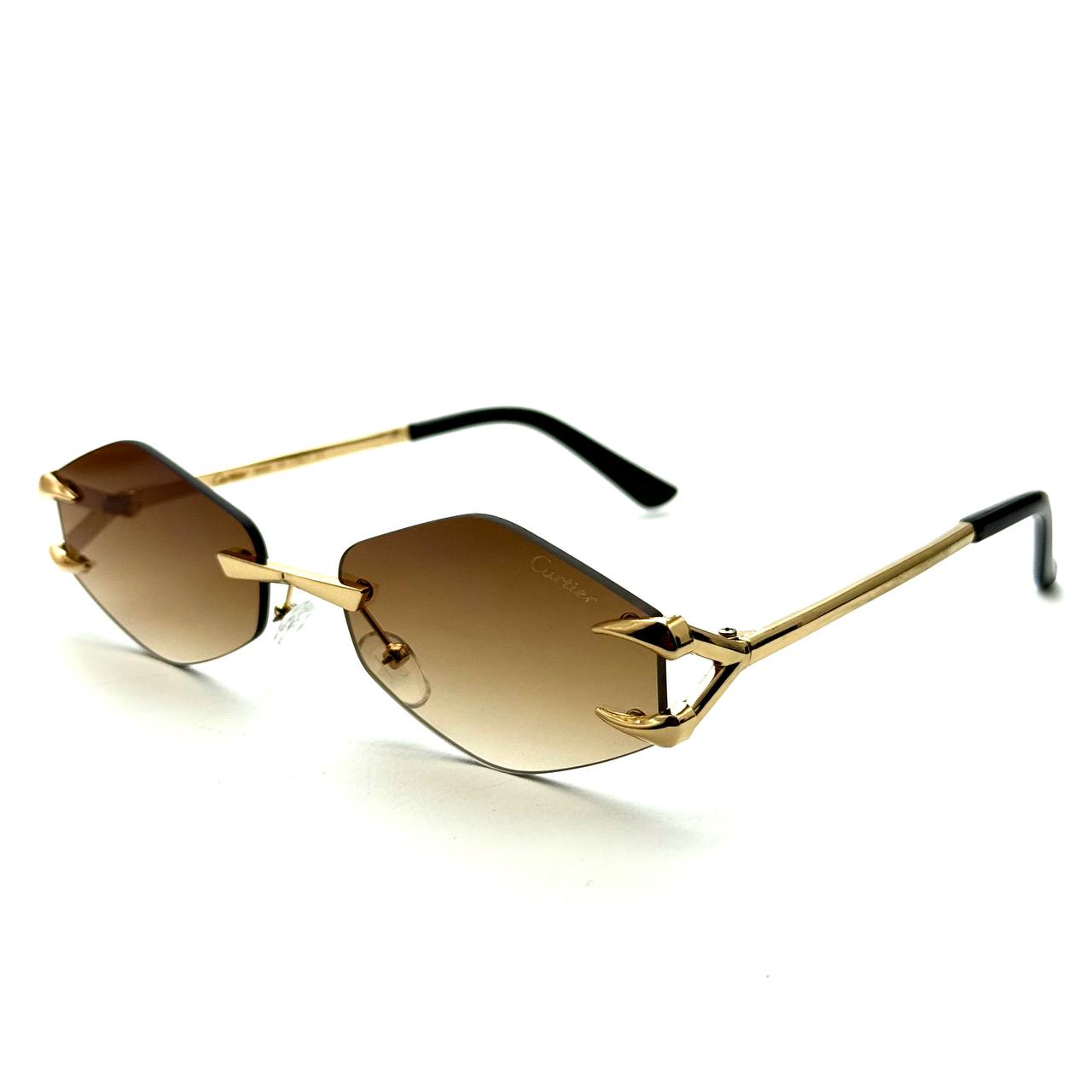 Cartier – Gold Frame / Brown Gradient