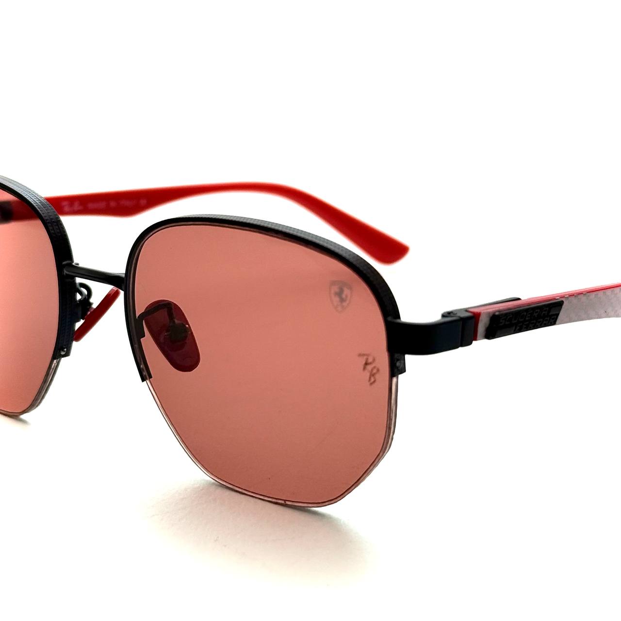 Ray-Ban Ferrari RB3687M – Black / Red / Carbon Fiber