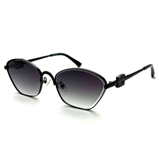 Miu Miu Geometric Gradient – Black Frame / Grey Gradient Lenses