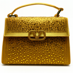 LV Vuitton Capucines Bag - Crystal Gold