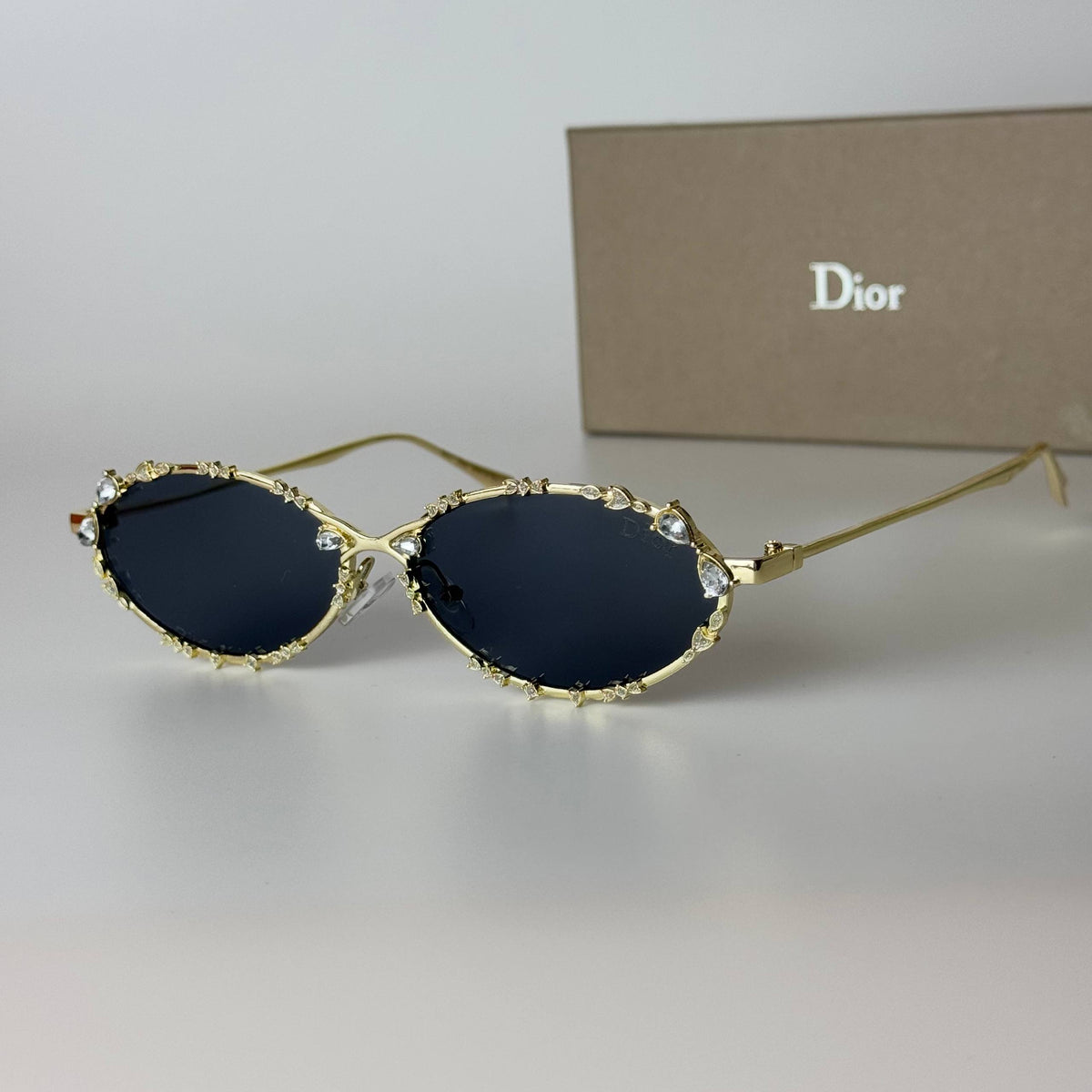 Dior CD4840S Oval - Gold Black