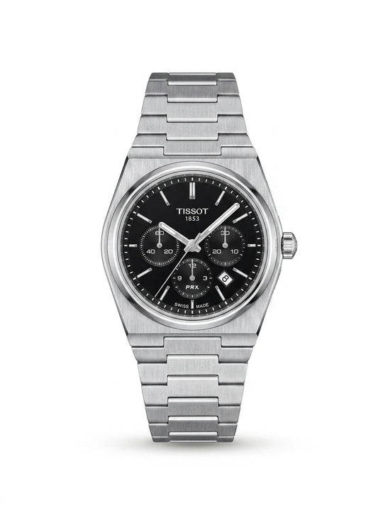 Tissot PRX Chronograph – Black Silver
