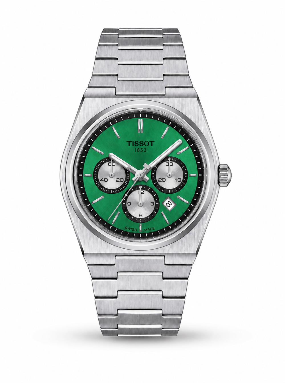 Tissot PRX Chronograph - Silver Green