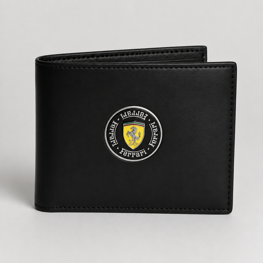 Ferrari Bifold Wallet – Black