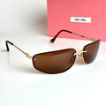 Miu Miu SMU73Z - Gold Brown
