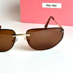 Miu Miu SMU73Z - Gold Brown