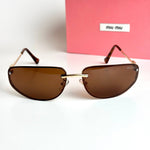 Miu Miu SMU73Z - Gold Brown